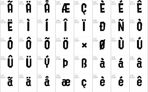 Splatfont 2 Font 5
