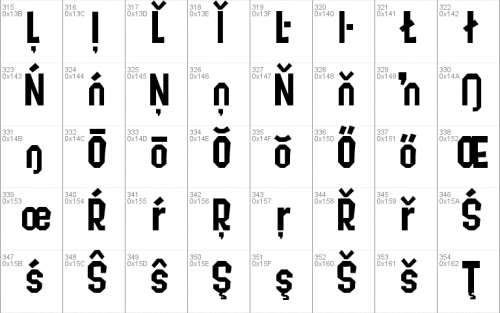 Splatfont 2 Font 8