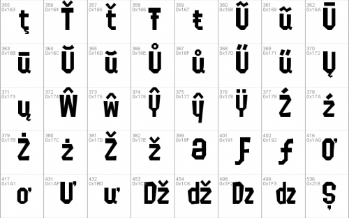 Splatfont 2 Font 9