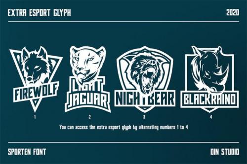 Sporten Display Font 7