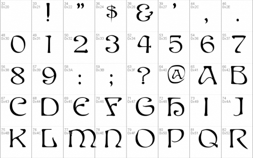 Sprite Font 1