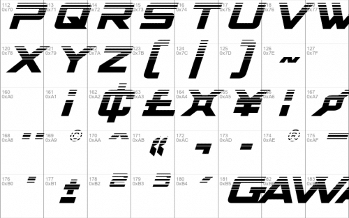 Spy Agency Halftone Italic Font 2