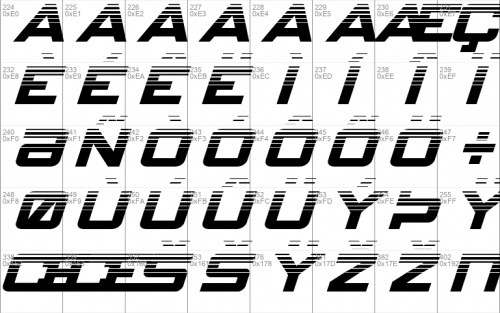 Spy Agency Halftone Italic Font 4