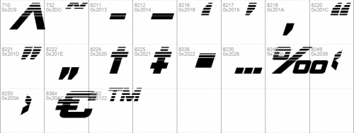 Spy Agency Halftone Italic Font 5