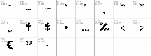 Squiggly Font 6