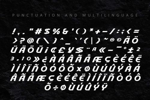 Stable Elegant Display Font 5
