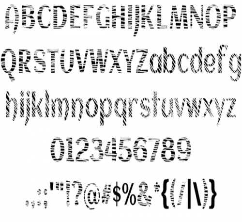 Striped-Font-00