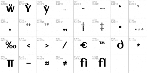 Striped Font 10