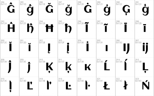 Striped Font 7