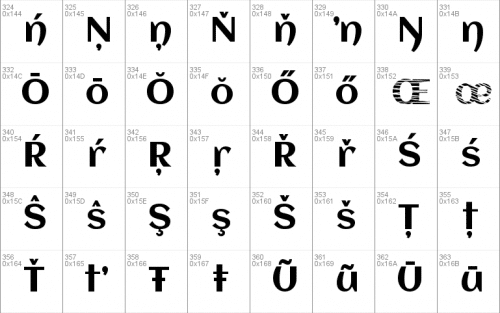 Striped Font 8