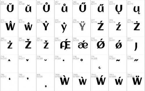 Striped Font 9