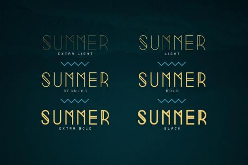 Summer Display Font Family 1