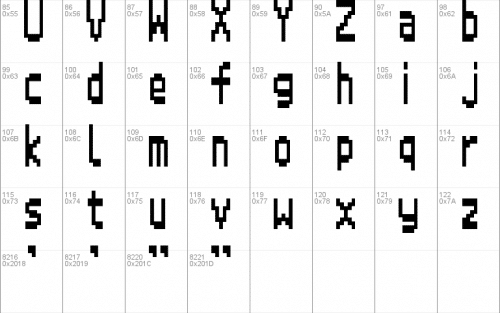 Super Mario 64 Ds Regular Font  1