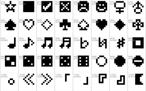 Super Mario Bros. 2 Font 14