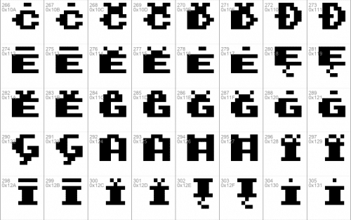 Super Mario Bros. 2 Font 5