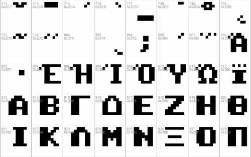 Super Mario Bros. 2 Font 8