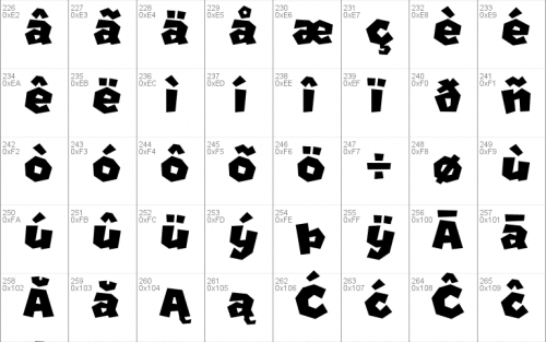 Super Mario Font 4