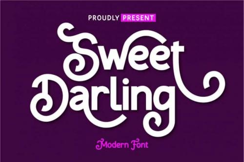 Sweet Darling Display Font