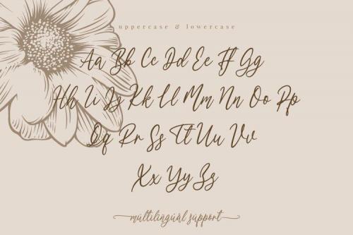 Sweetfrance Handwritten Script Font 12