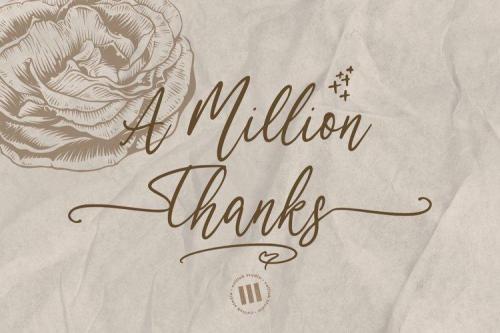 Sweetfrance Handwritten Script Font 15