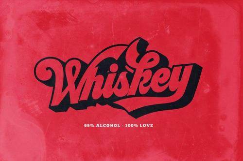 Synchro Retro Bold Script Font 4