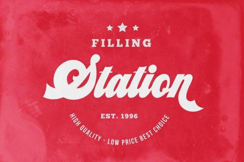 Synchro Retro Bold Script Font 5