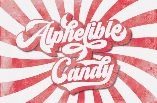 Synchro Retro Bold Script Font 8