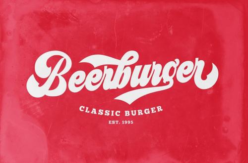 Synchro Retro Bold Script Font 9