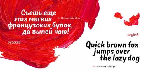 TT Masters Font Family 19