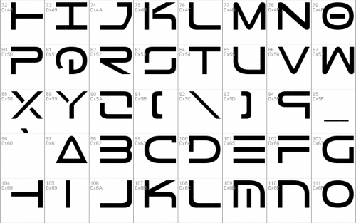 Tele-Marines Font 1