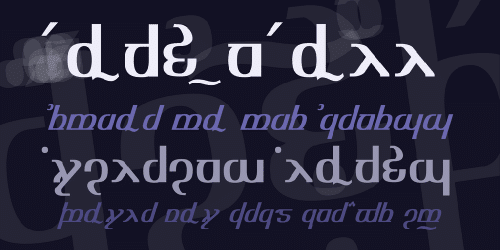 Tengwar Optime Font 1