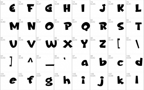 The Bug Font 2
