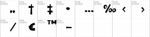 The Bug Font 6