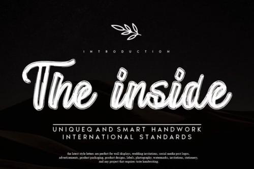 The inside Script Font