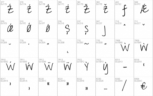 Throw My Hands Up In The Air Font 7