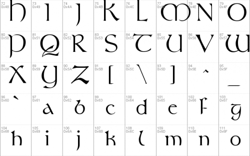 Tolkien Font 1