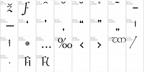 Tolkien Font 5