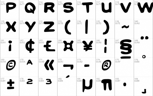Toon Town Industrial Font 1
