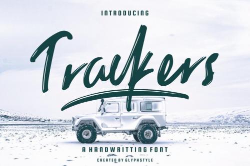 Trackers Brush Font