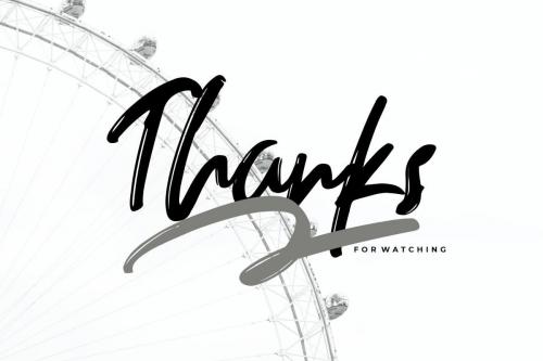 Trackers Brush Font 11