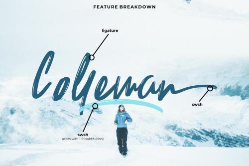 Trackers Brush Font 6