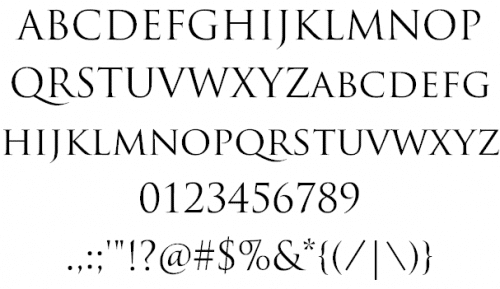 Trajan Pro Font