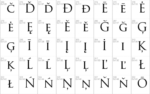 Trajan Pro Font 6