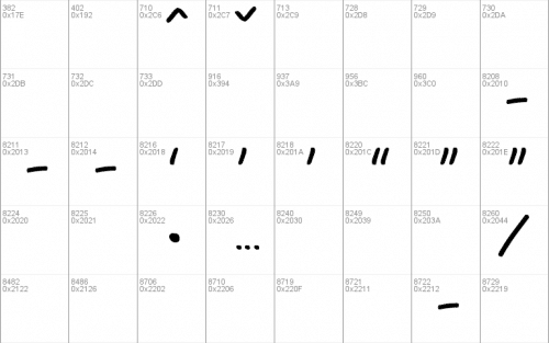 Trash Hand Font 5