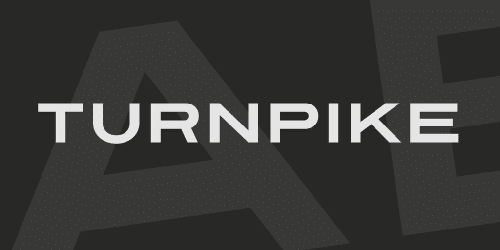 Turnpike Font