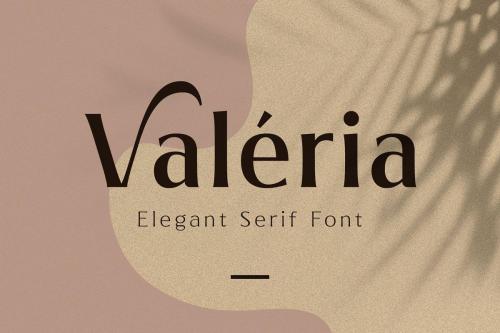 Valeria Elegant Serif Font