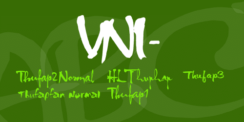 Vni- Font