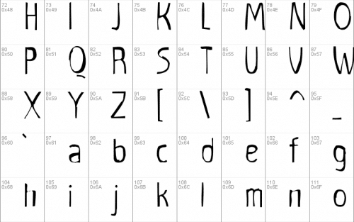 Voodoo Font 1
