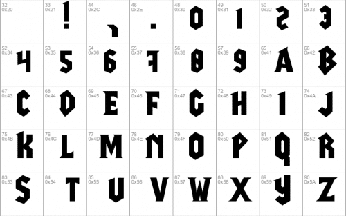Warcraft Font 1