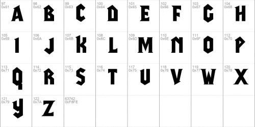 Warcraft Font 2